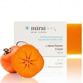 Mirai Clinical Persimmon Soap Bar for Body for Sensitive Skin