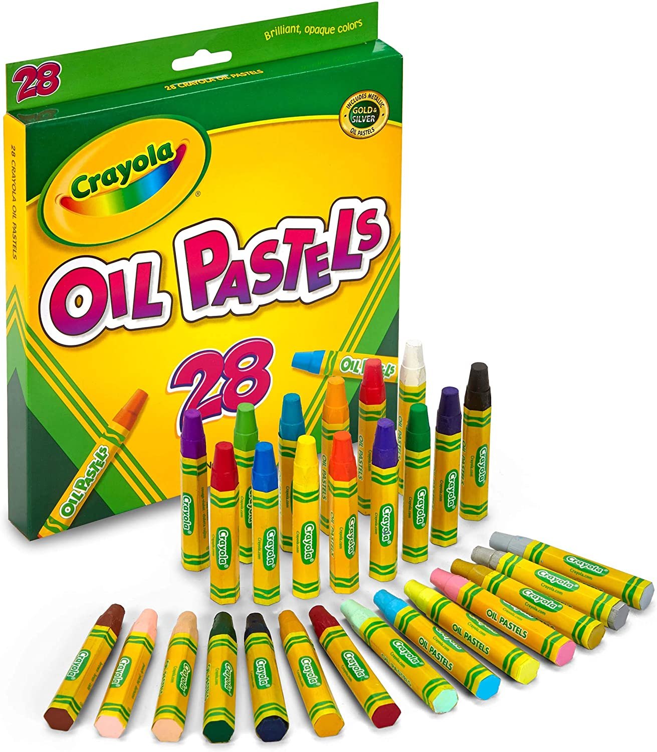 Crayola 28-Color Oil Pastels