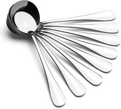 AmoVee Stainless-Steel Soup Spoons