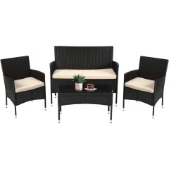 FDW  Four-Piece Patio Furniture Set