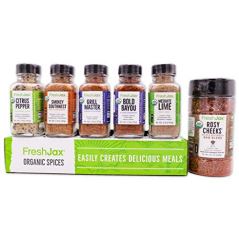 FreshJax Gourmet Organic BBQ & Grill Lovers' Seasonings