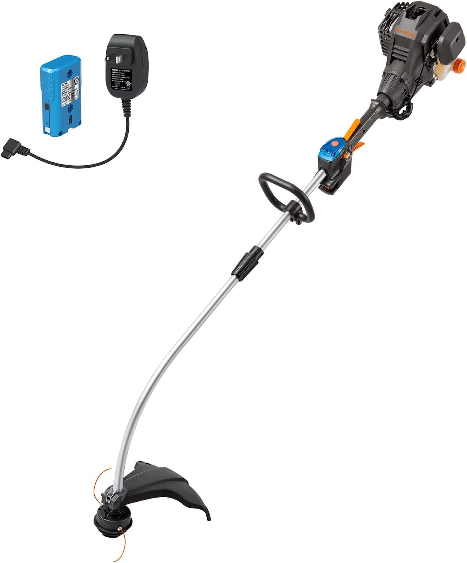 LawnMaster No-Pull Gas String Trimmer with Electric Start