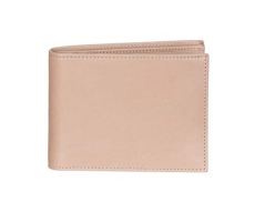 Gucci Men's Beige Washed Soft Calf Leather Bi-Fold Wallet