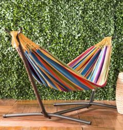 Arlmont & Co. Vivere Dorinda Double-Cotton Hammock