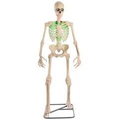 Home Accents Holiday 6.5 ft. Grave & Bones Animated Ultra Skelly