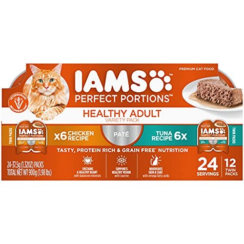 Iams Perfect Portions Grain-Free Wet Cat Food (12 twin packs)
