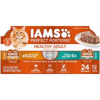 Iams Perfect Portions Grain-Free Wet Cat Food (12 twin packs)