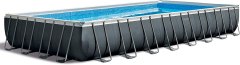 Intex 32' x 16' x 52" Rectangular Ultra Frame Pool Set