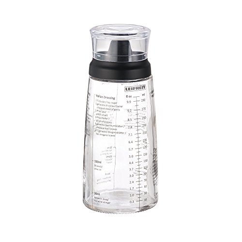 Glass with Plastic & Metal Pour Spout Top Clear Tablecraft Salad Dressing Shaker 