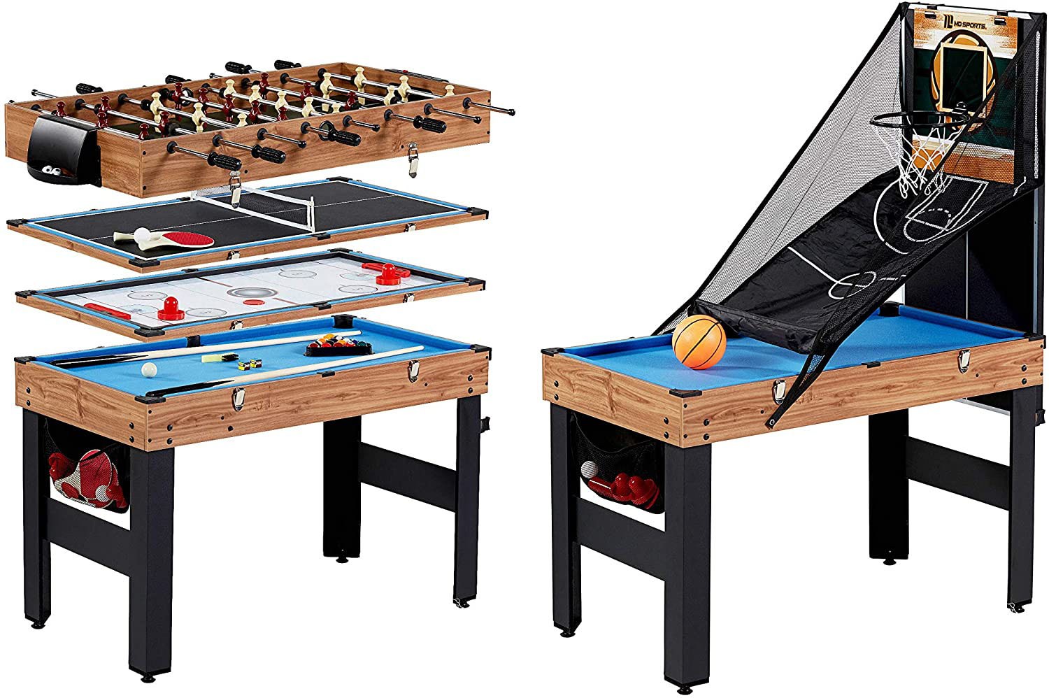 MD Sports Multi-Game Table Set