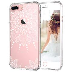 MOSNOVO Printed Transparent Hard Plastic Case