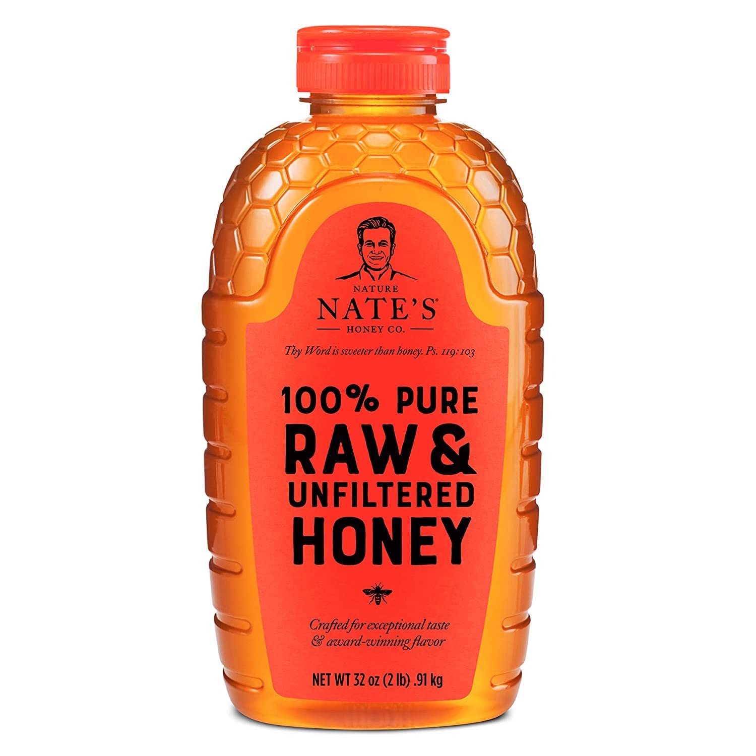 Nature Nate&#039;s 100% Pure Raw &amp; Unfiltered Honey