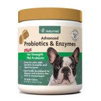 NaturVet Advanced Probiotics & Enzymes Cat & Dog Supplement