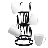 Neat-O Stylish Steel Mug Tree Holder Organizer Rack Stand