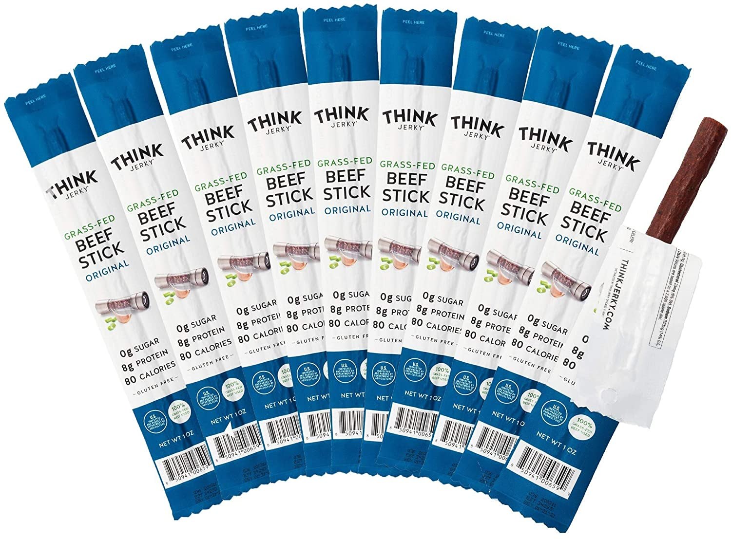 Think Jerky Grass-Fed Beef Sticks