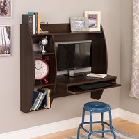 Prepac Floating Desk with Storage
