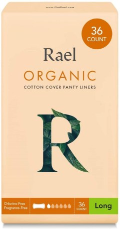 Rael Organic Long Cotton Panty Liners