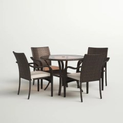 Red Barrel Studio  Tahirul Four-Person Dining Set