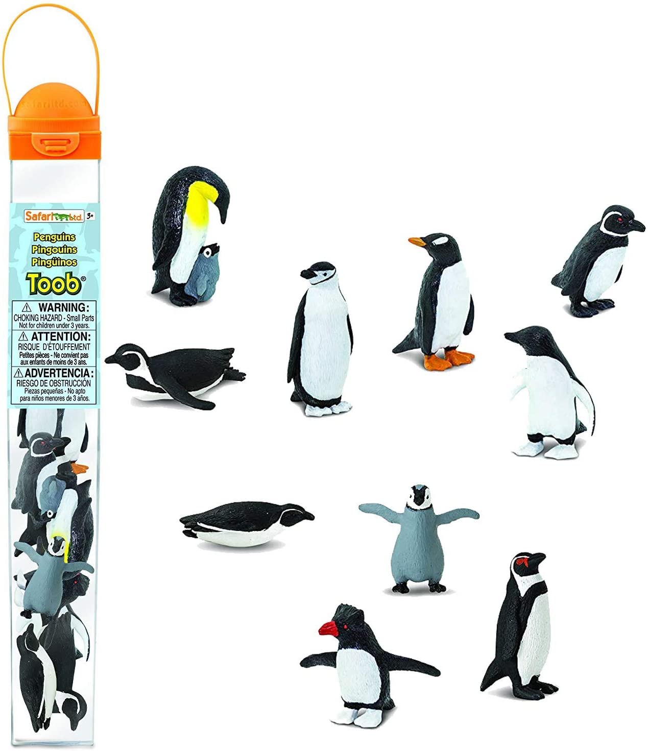 Safari Ltd. Penguin TOOB With 10 Fun and Flightless Figurines