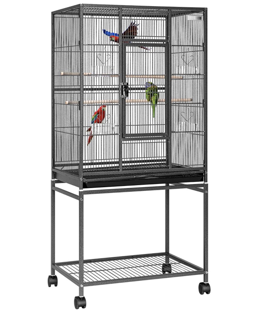 Vivohome 54 Inch Wrought Iron Large Bird Flight Cage