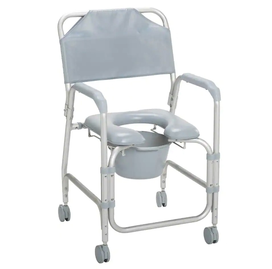 Drive Medical Lightweight Portable Shower Chair Commode
