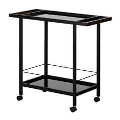 South Shore Furniture City Life Metal Bar Cart