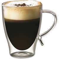 Gourmet by Starfrit 12-Ounce Double-Wall Glass Coffee Cup
