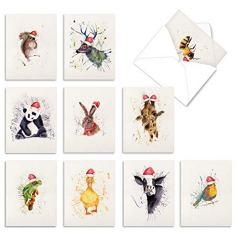 The Best Card Company Wildlife Expressions Holiday Cards