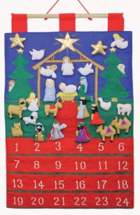 Vermont Christmas Company Tidings of Joy Fabric Advent Calendar
