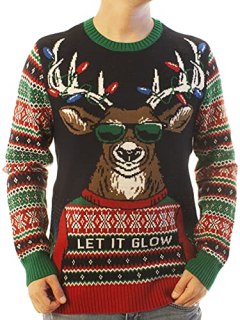 Ugly Christmas Sweater Company Light-Up LED Sweater