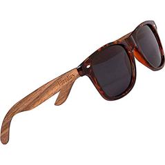 Woodies Walnut Wood Polarized Sunglasses