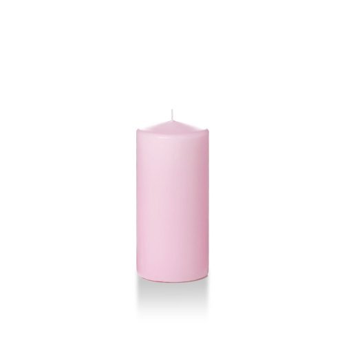 Yummi Blush Round Pillar Candles
